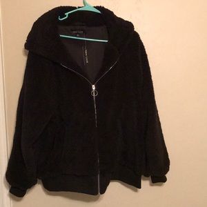 Fuzzy Black Jacket